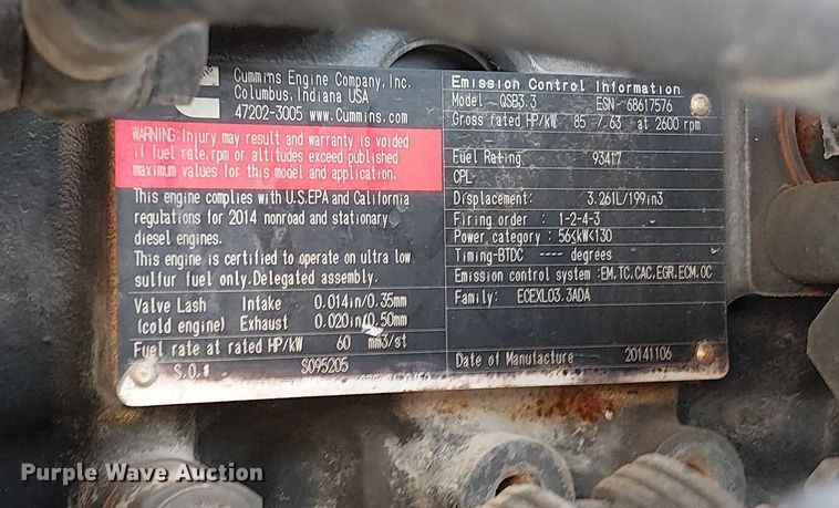 image for item EC3791 2015 JLG 6042 telehandler