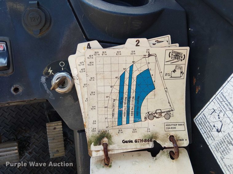 image for item EC3792 2015 Genie GTH844 telehandler
