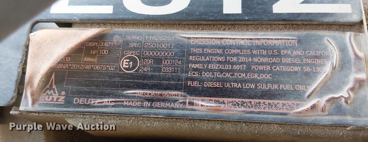 image for item EC3792 2015 Genie GTH844 telehandler