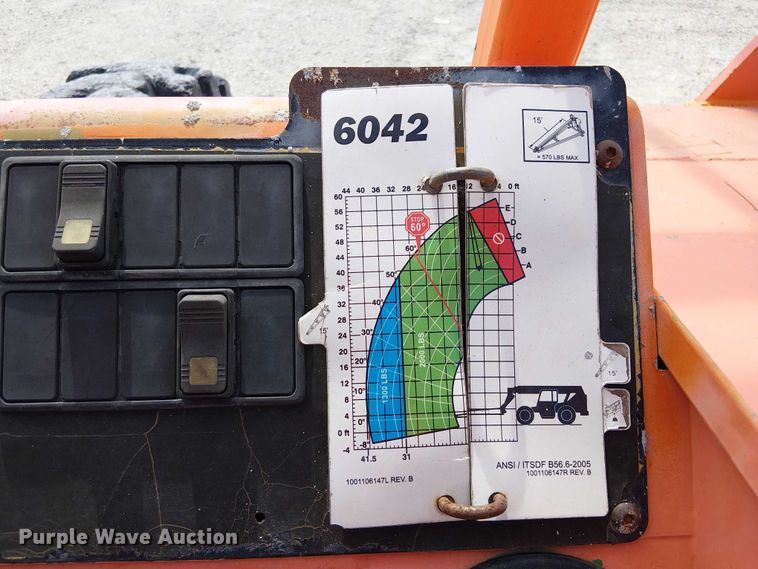 image for item EC3793 2014 JLG 6042 telehandler