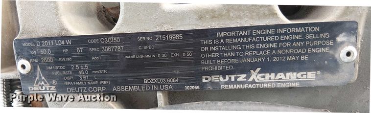 image for item EC3800 2012 Genie GTH-5519 telehandler