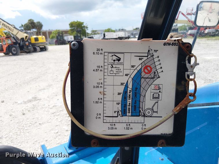 image for item EC3801 2016 Genie GTH5519 telehandler