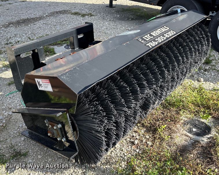 image for item EC3802 2023 Wolverine PAB-11-72W skid steer broom