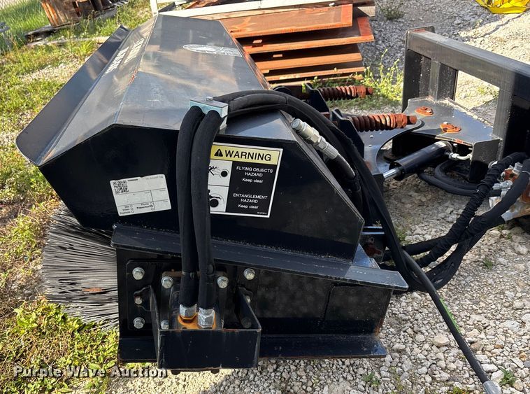 image for item EC3802 2023 Wolverine PAB-11-72W skid steer broom