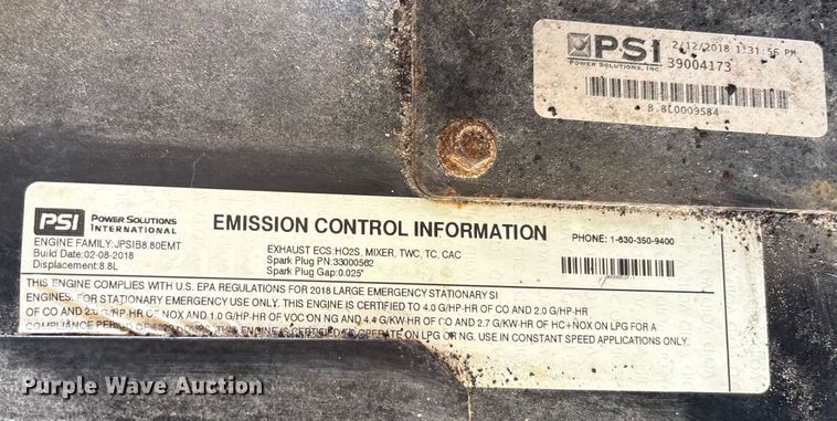 image for item EC3809 2018 Caterpillar DG150 generator