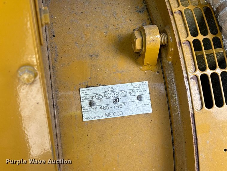 image for item EC3809 2018 Caterpillar DG150 generator