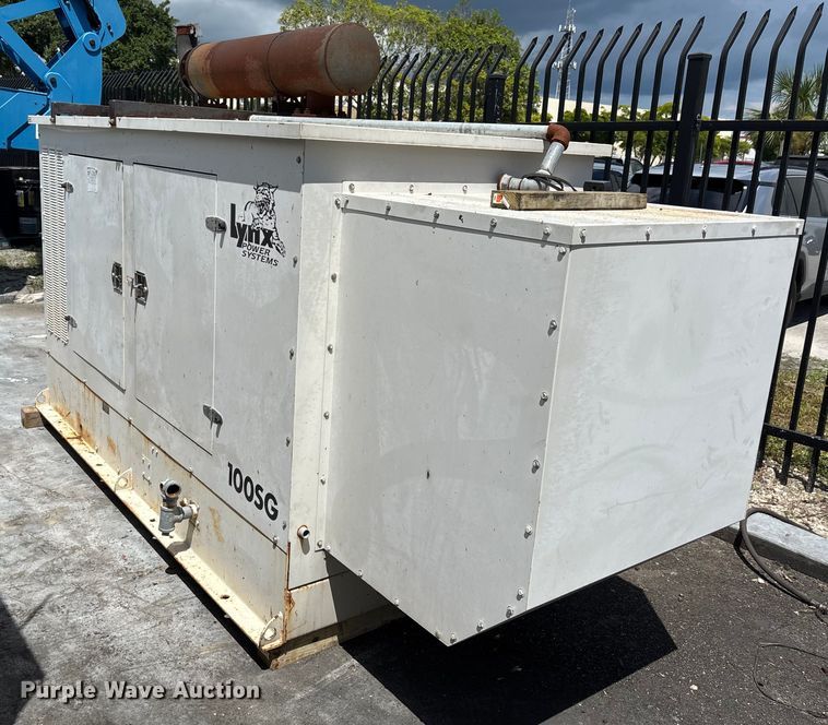 image for item EC3810 Lynx Power Systems 100SG generator
