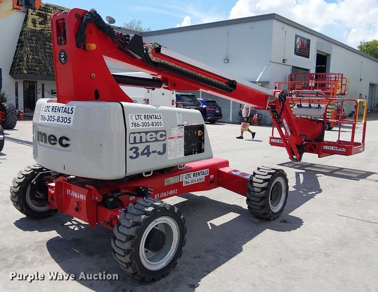 image for item EC3811 2023 MEC 34-J boom lift