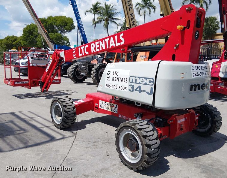 image for item EC3811 2023 MEC 34-J boom lift