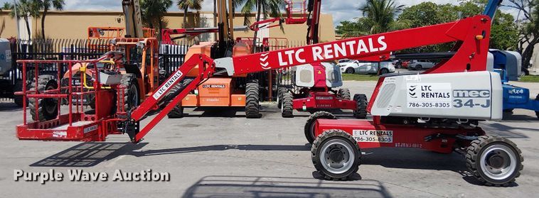 image for item EC3811 2023 MEC 34-J boom lift