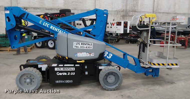 image for item EC3815 2021 Genie Z-33/18 boom lift
