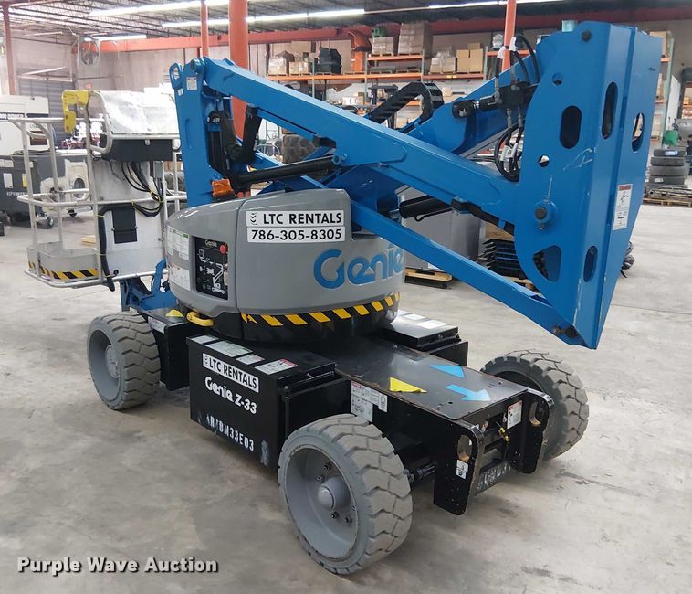 image for item EC3815 2021 Genie Z-33/18 boom lift