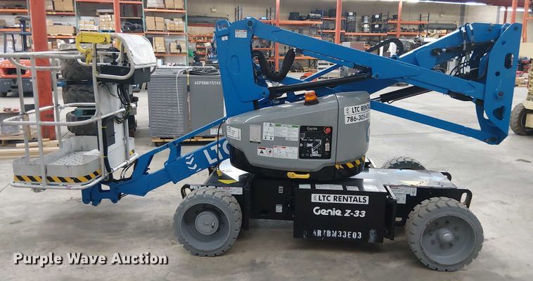 image for item EC3815 2021 Genie Z-33/18 boom lift