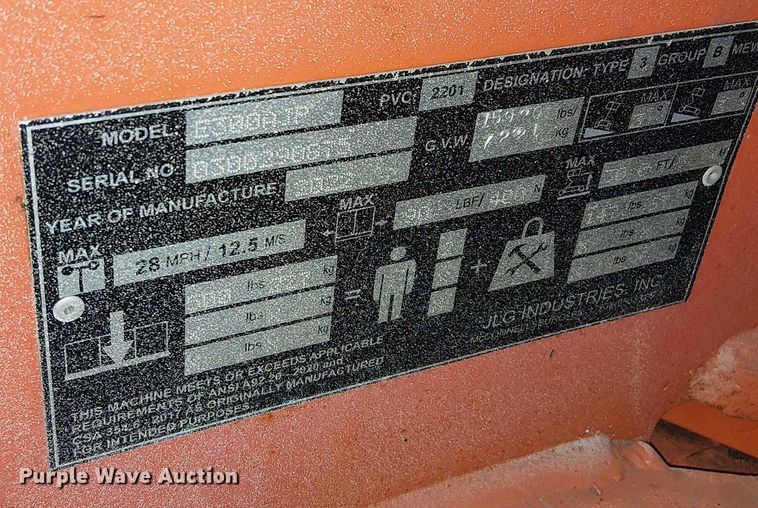 image for item EC3816 2022 JLG E300AJP boom lift