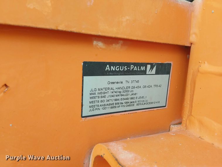 image for item EC3819 2013 JLG G9-43A telehandler