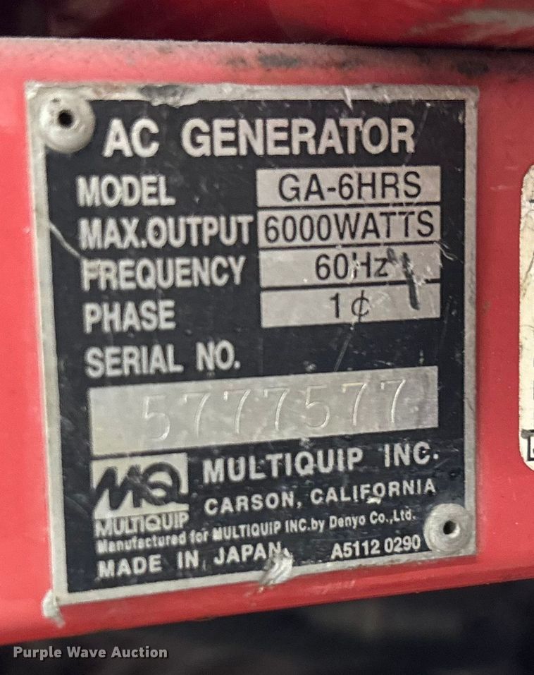 image for item EC3820 (3) generators