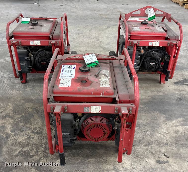 image for item EC3821 (3) MQ power GA-6HRS generators 