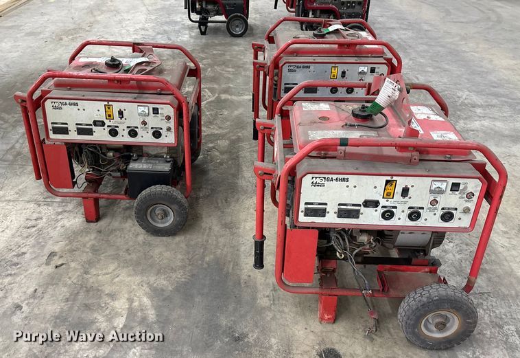 image for item EC3821 (3) MQ power GA-6HRS generators 