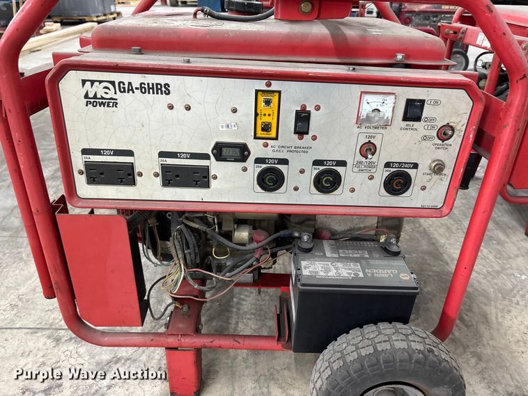 image for item EC3821 (3) MQ power GA-6HRS generators 