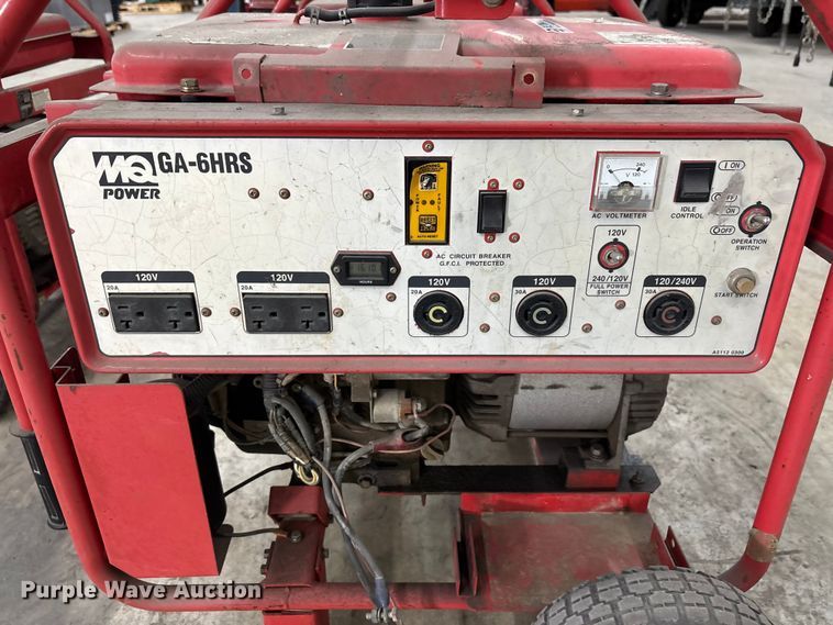 image for item EC3821 (3) MQ power GA-6HRS generators 