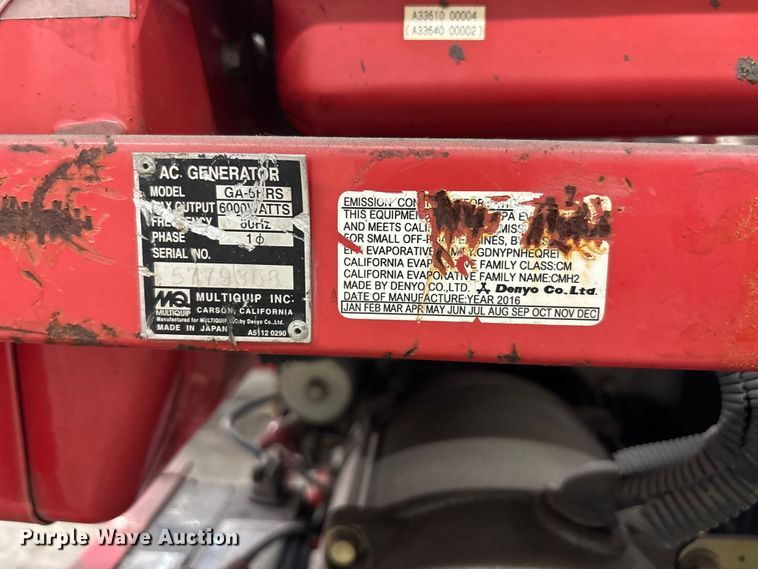 image for item EC3821 (3) MQ power GA-6HRS generators 