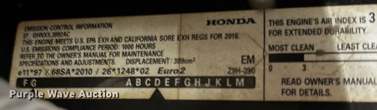 image for item EC3821 (3) MQ power GA-6HRS generators 