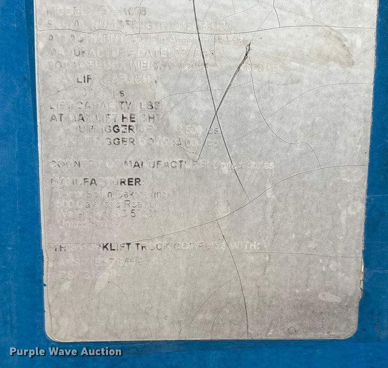 image for item ED5788 2013 Genie GTH-1056 telehandler