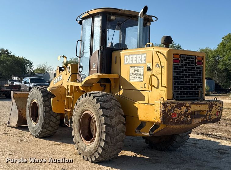 image for item ED5853 2002 John Deere 544H wheel loader