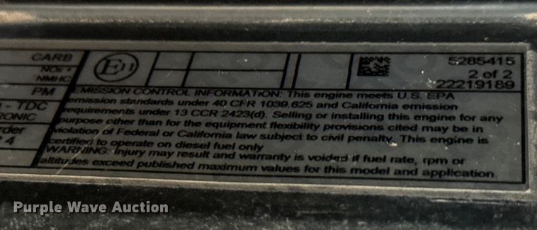 image for item ED5855 2018 Sany SMG200 motor grader