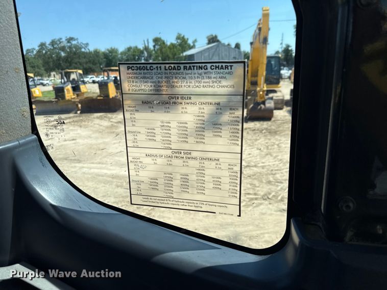 image for item ED5883 2017 Komatsu PC360LC-11 excavator