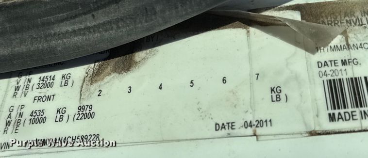 image for item ED5885 2012 International 4300 water truck