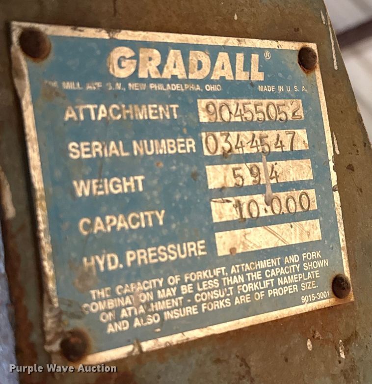 image for item ED5888 Gradall 534D-42 telehandler