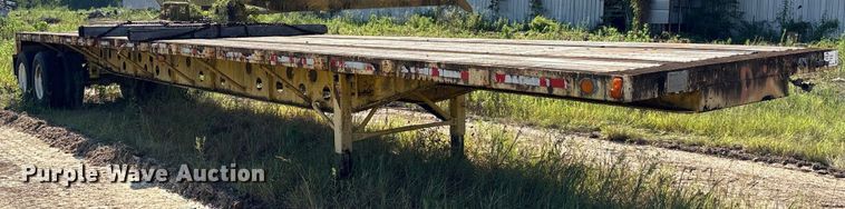 image for item ED5890 1984 Transcraft TL90K-45 flatbed trailer