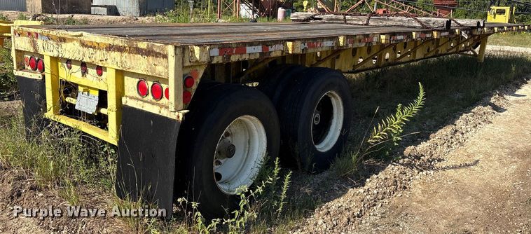 image for item ED5890 1984 Transcraft TL90K-45 flatbed trailer
