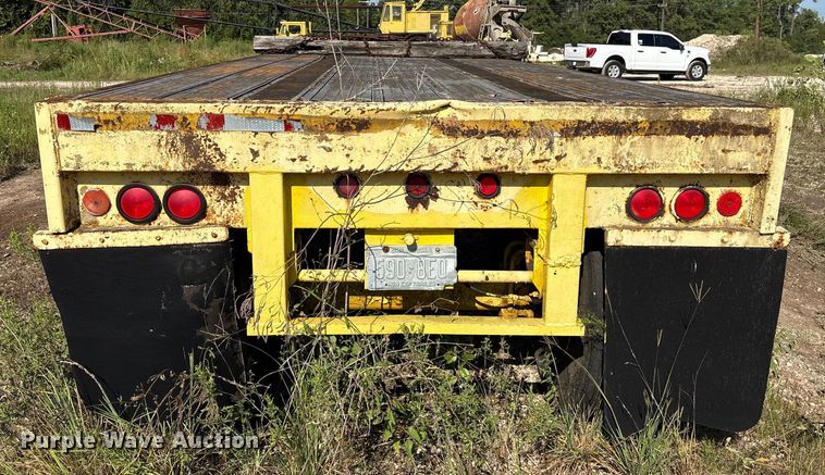 image for item ED5890 1984 Transcraft TL90K-45 flatbed trailer