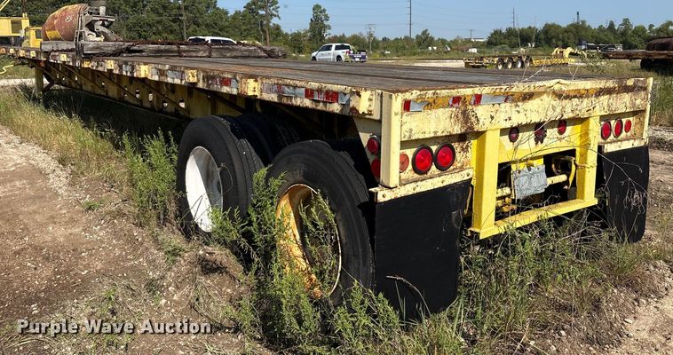 image for item ED5890 1984 Transcraft TL90K-45 flatbed trailer