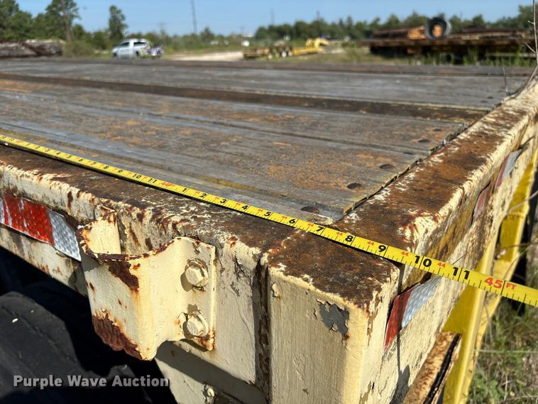image for item ED5890 1984 Transcraft TL90K-45 flatbed trailer