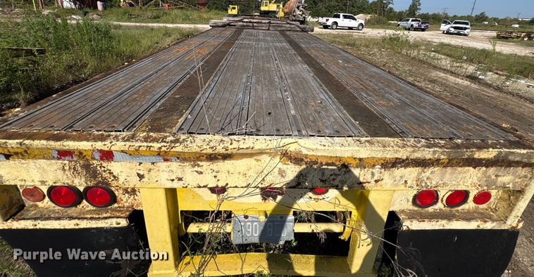 image for item ED5890 1984 Transcraft TL90K-45 flatbed trailer