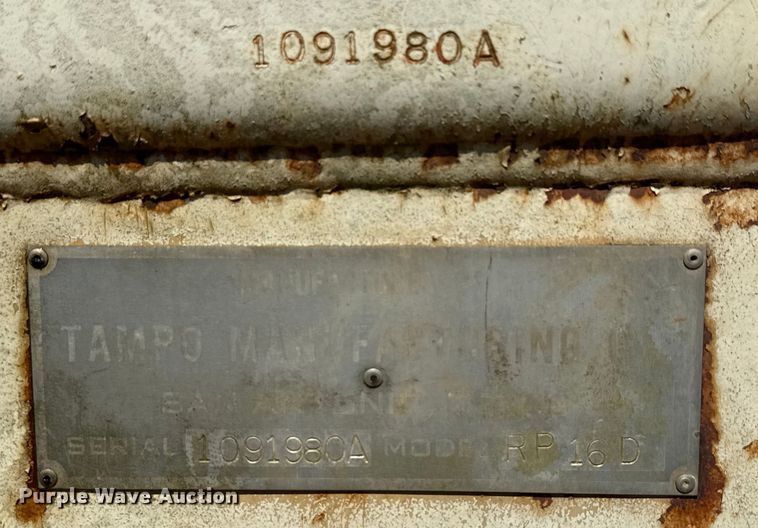 image for item ED5892 Tampo RP16D single drum vibratory roller