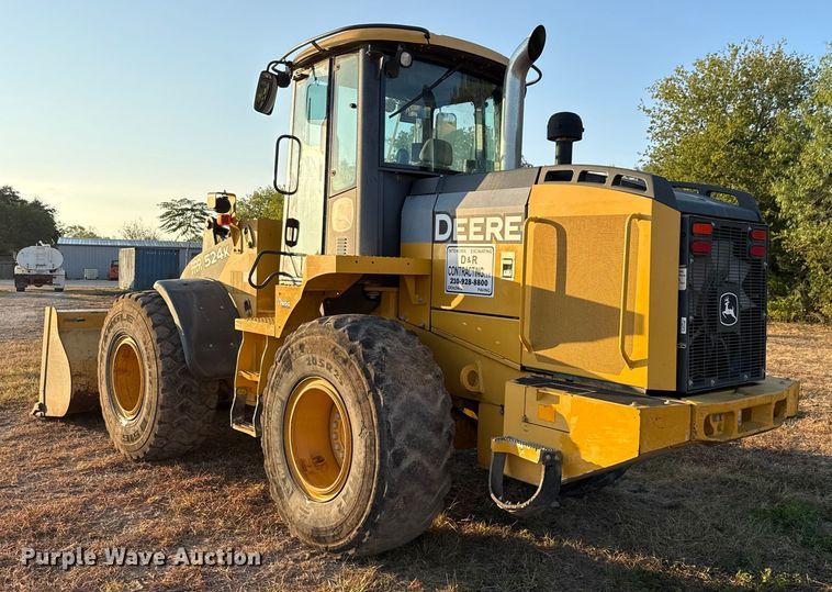 image for item ED5897 2014 John Deere 524K wheel loader