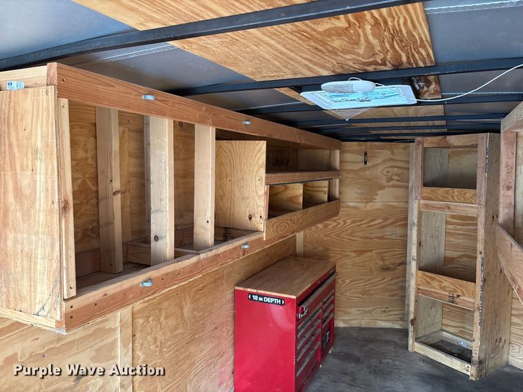 image for item EE3958 2021 Deep South Texas enclosed cargo trailer