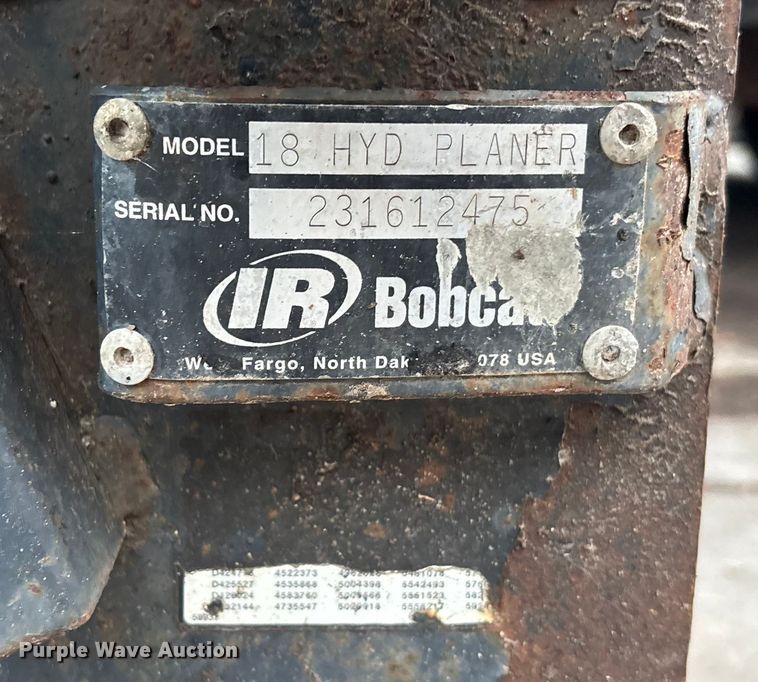 image for item EE3959 Bobcat skid steer cold planer