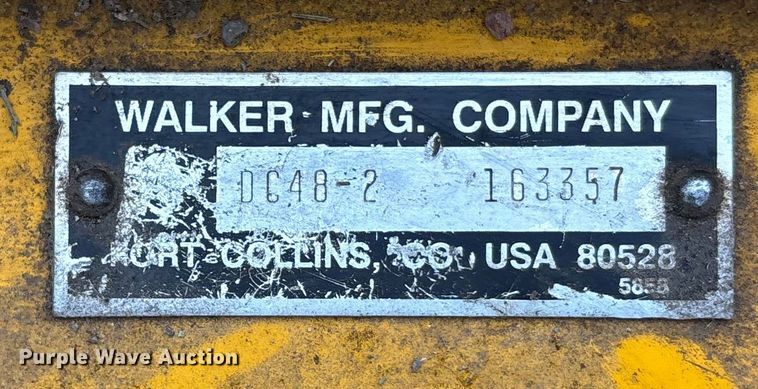 image for item EE3962 Walker MT251-11 ZTR lawn mower