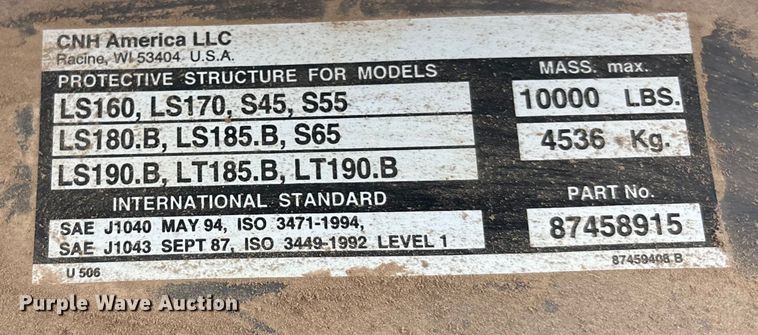 image for item EE3971 New Holland tracked skid steer loader