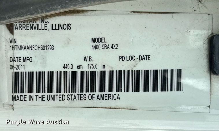 image for item EG5803 2012 International 4400 utility / service truck