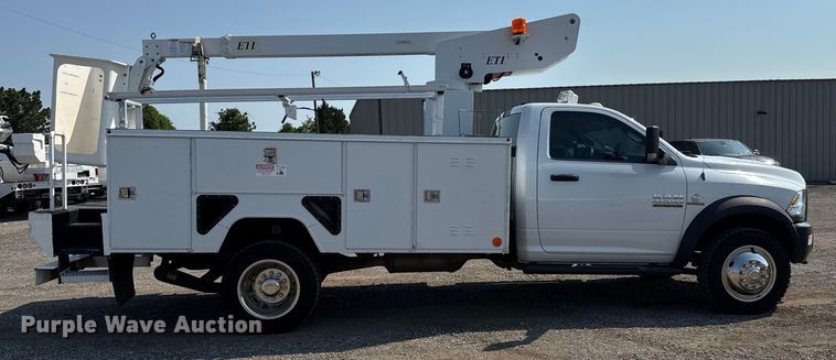 image for item EG6114 2013 RAM 4500 bucket truck