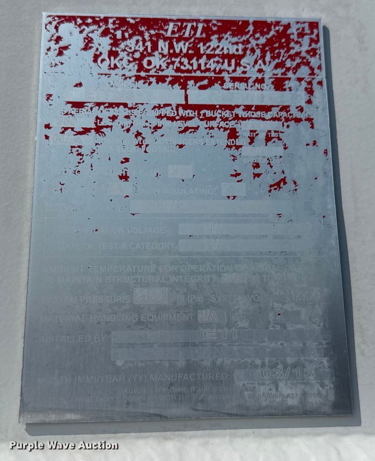 image for item EG6114 2013 RAM 4500 bucket truck