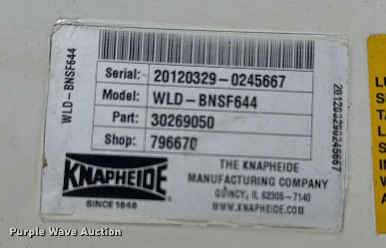 image for item EG6147 2012 Freightliner Business Class M2 utility / service truck