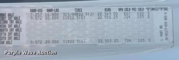 image for item EG6147 2012 Freightliner Business Class M2 utility / service truck