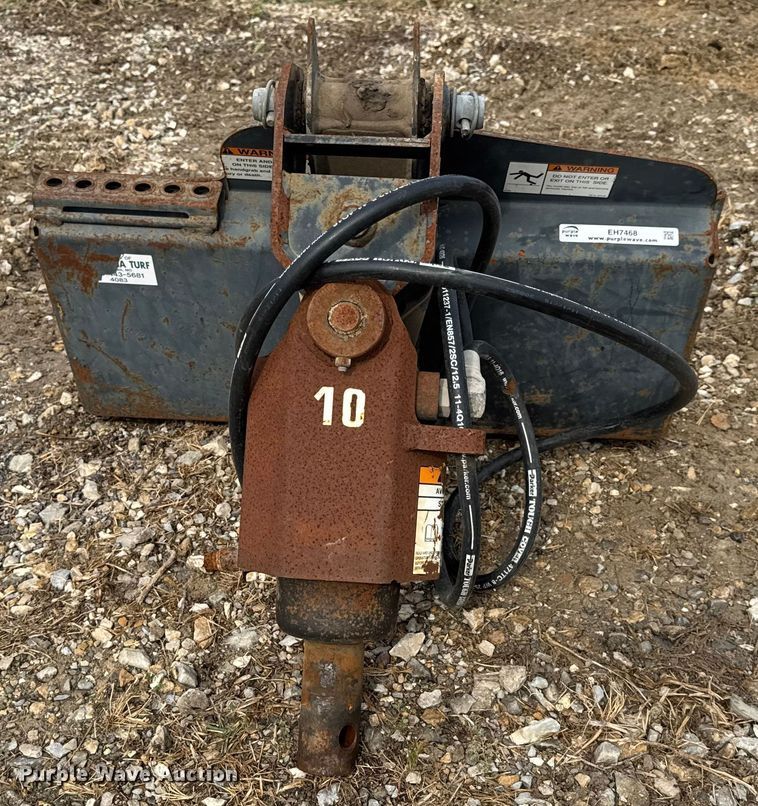 image for item EH7468 Bobcat 10 Auger compact utility loader auger attachment
